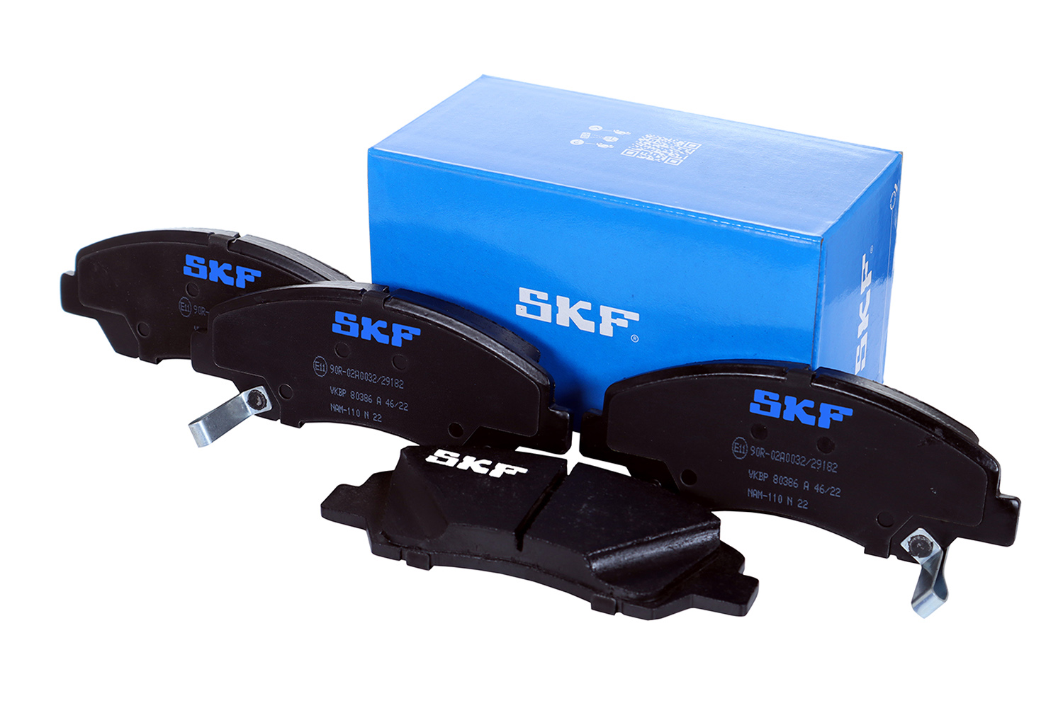 stabdžių trinkelių rinkinys, diskinis stabdys - VKBP 80386 A SKF